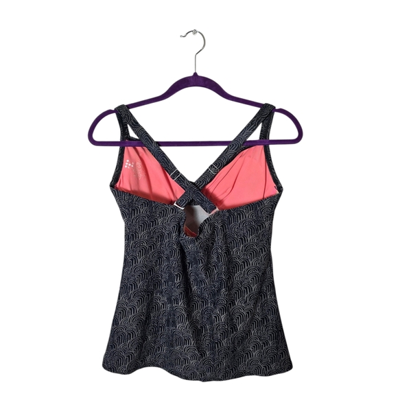 Title Nine Bodacious Takini Swim Top 36D Gray Vacation Cruise Beach Resortwear - Picture 4 of 9